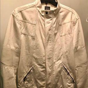 White Armani Exchange Mens jacket